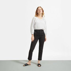 Everlane The Slim-Leg Crop, Washed Black